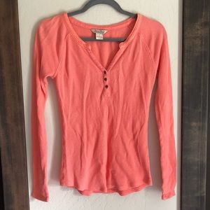 Lucky brand size small thermal button up
